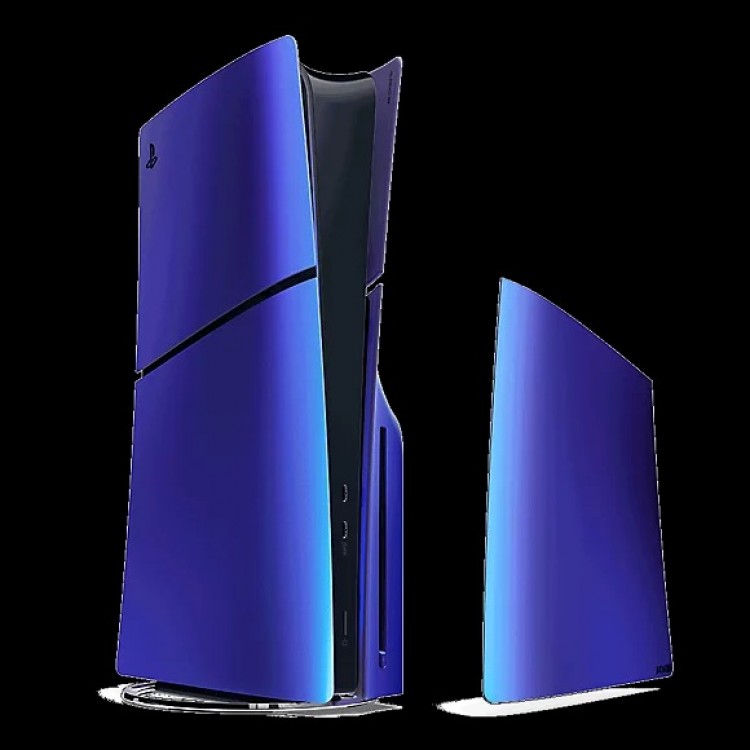 خرید کاور PS5 اسلیم - آبی نیلی کروم