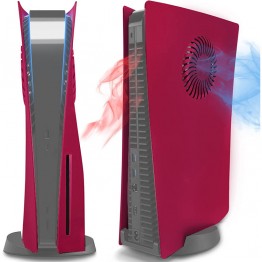 PS5 Faceplate with Cooling Vent - Red