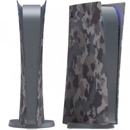 PS5 Console Covers Digital Edition - Grey Camouflage