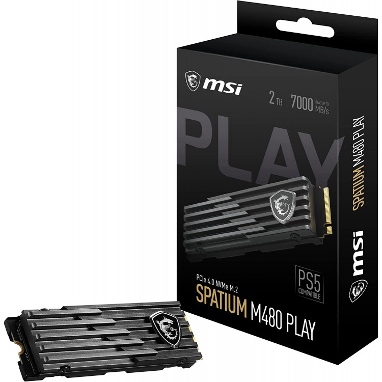 خرید حافظه اس اس دی MSI Spatium M480 Play - دو ترابایت