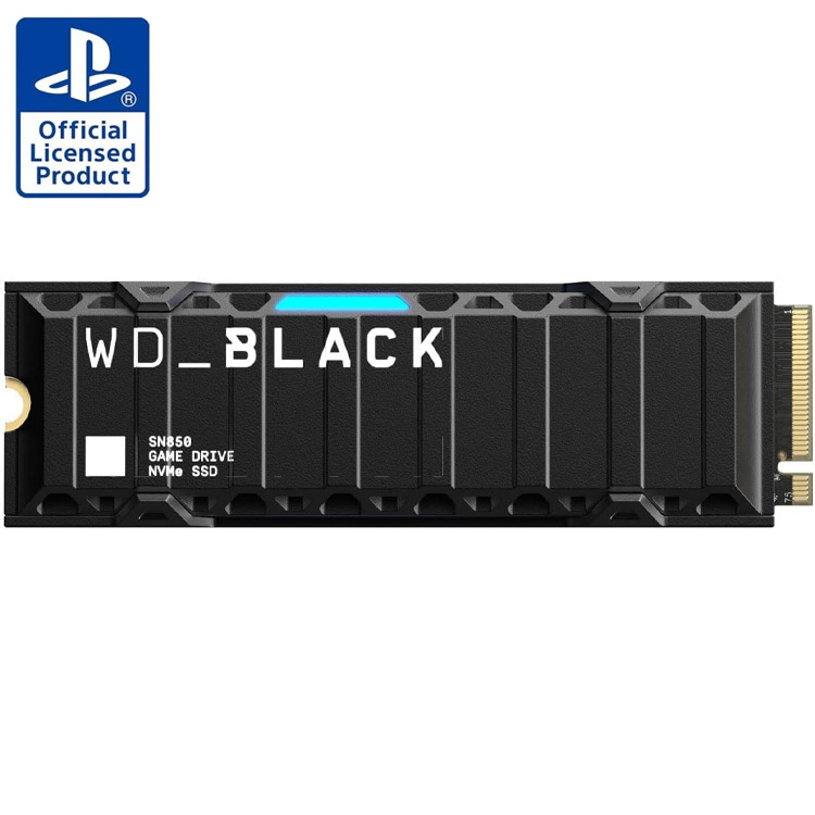 خرید حافظه اس اس دی WD_BLACK SN850 دارای هیت سینک - مخصوص PS5 - یک ترابایت
