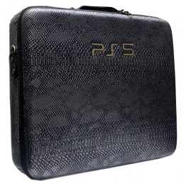 PlayStation 5 Hard Case - Snake leather Black