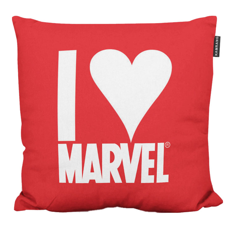 خرید بالشت - طرح I Love Marvel