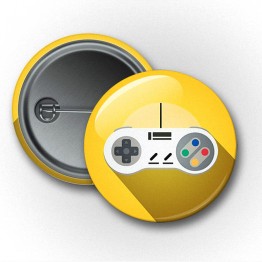 Pixel - Joystick with Yellow Background