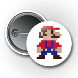 Pixel - Super Mario with White Background