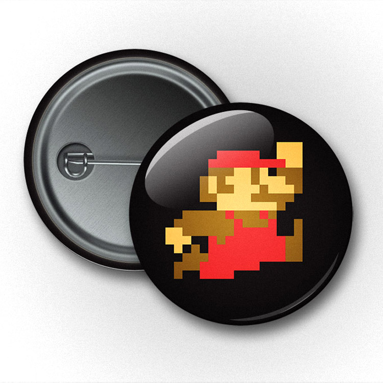 Pixel - Super Mario with Black Background