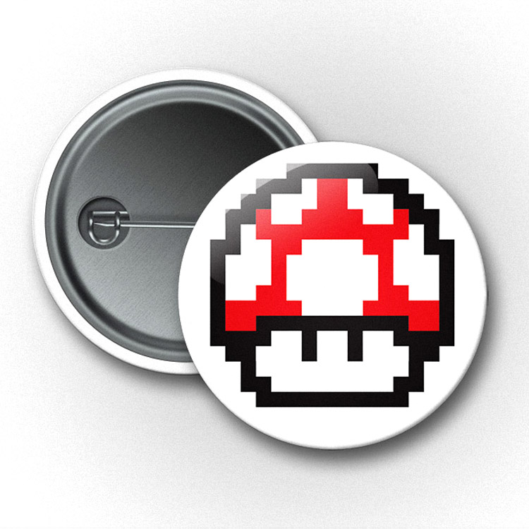 Pixel - Super Mario Red Mushroom