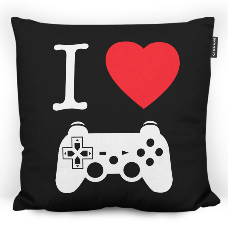 خرید بالشت - طرح I Love Games