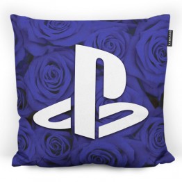 Pillow - Playstation Logo - Blue Rose