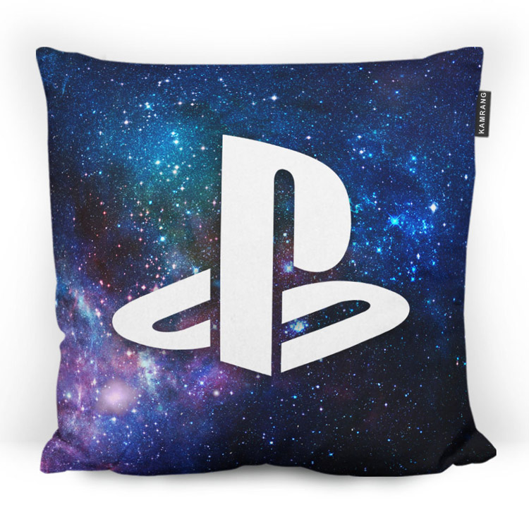 خرید بالشت - طرح PlayStation Logo Stars