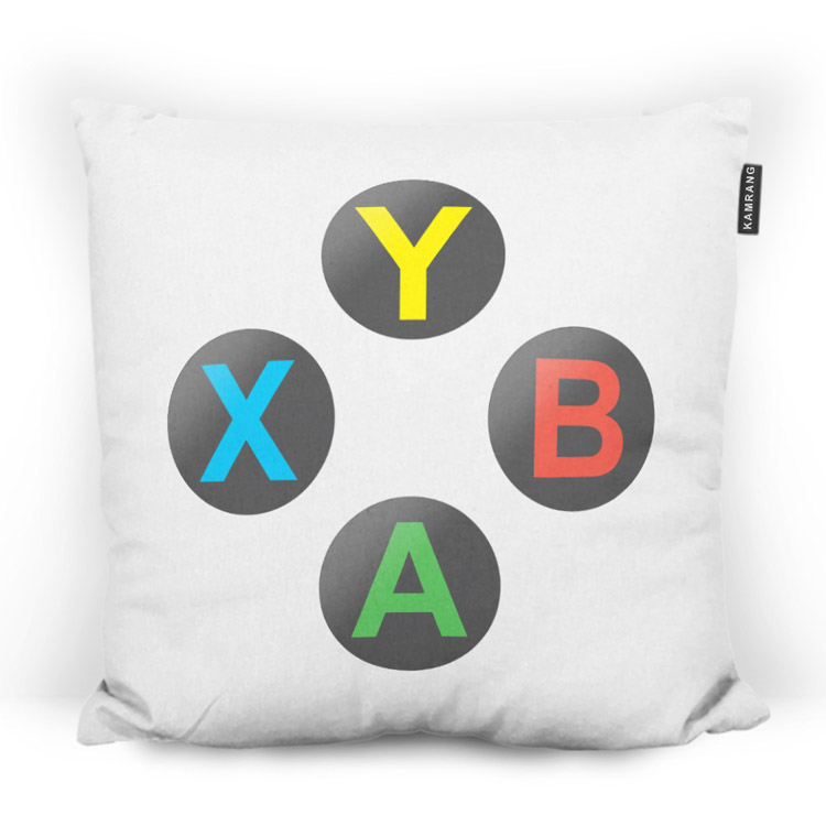 خرید بالشت - طرح Xbox Buttons White