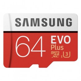 Samsung micro SDXC Evo Plus with Adapter - 64GB