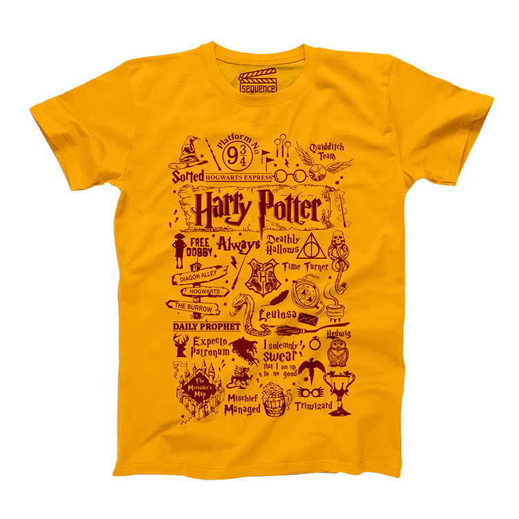 Vanguard T-Shirt - Harry Potter - Orange - XXL