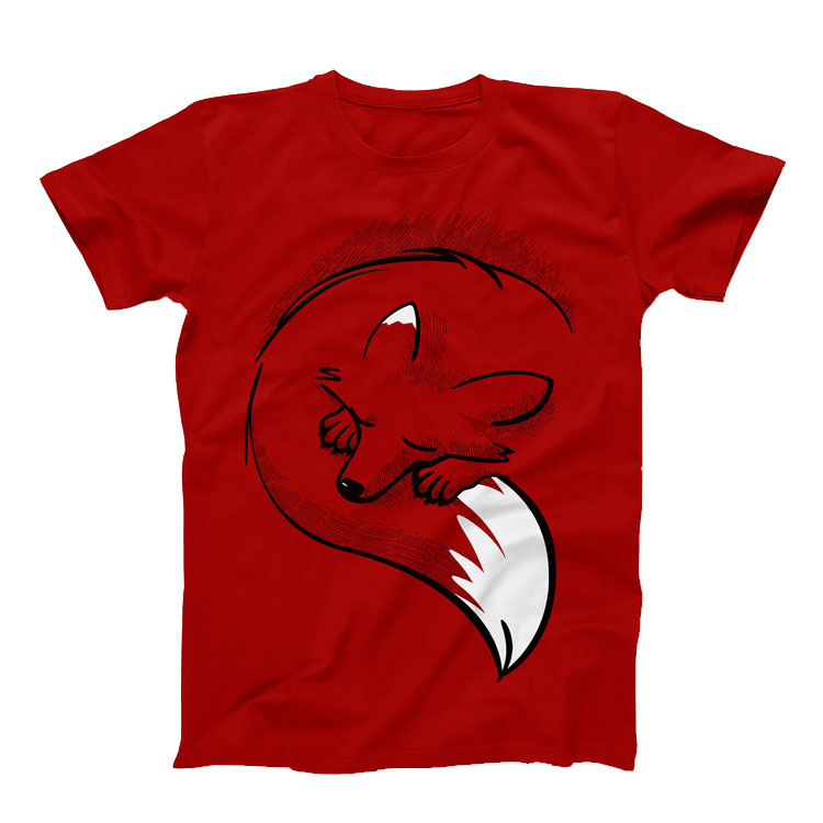 Fox T-Shirt - Red زیور آلات و پوشیدنی