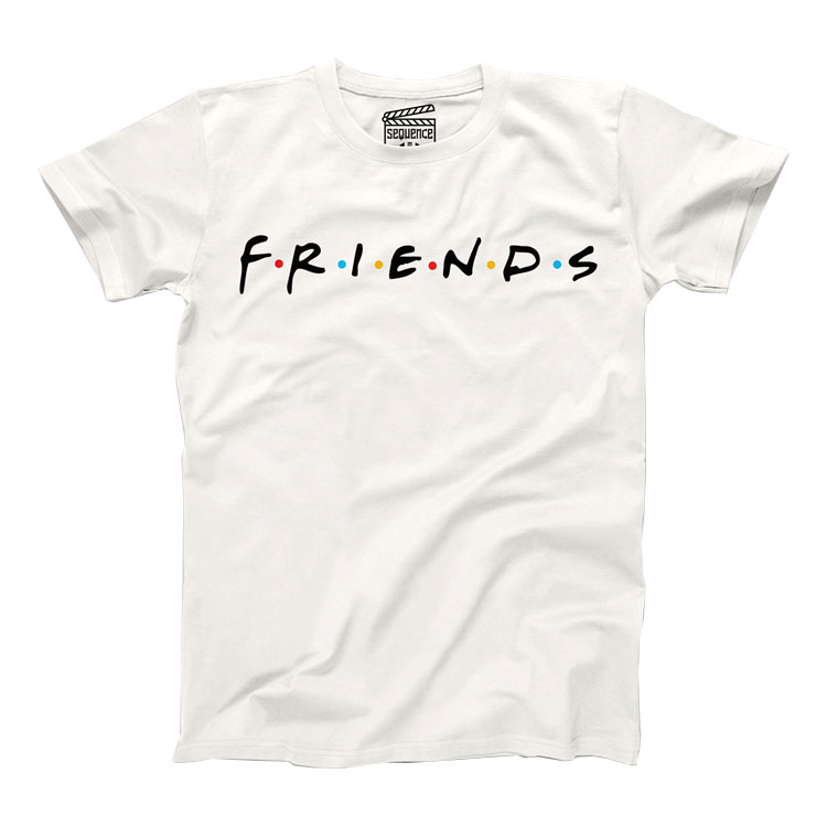 Friends T-Shirt - White زیور آلات و پوشیدنی