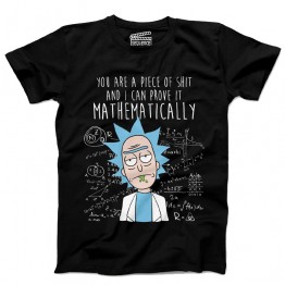 Vanguard T-Shirt - Rick Mathematically Proves You're a Piece of $#!t - Black - M
