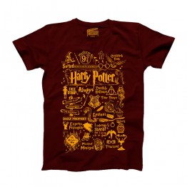 Vanguard T-Shirt - Harry Potter - Crimson Red/Gold - M