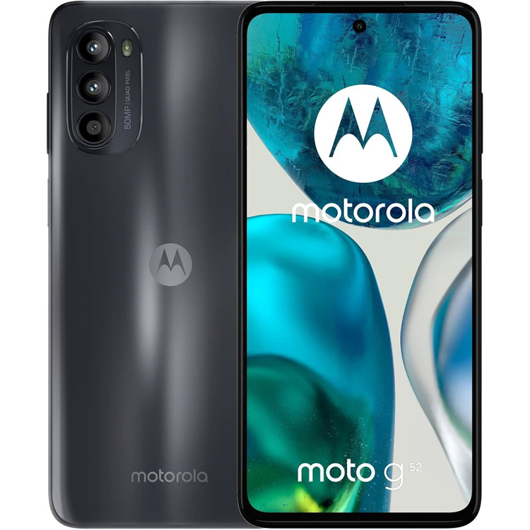 خرید گوشی هوشمند Motorola Moto G52 - دو سیم کارت - رم شش گیگابایت - حافظه 128 گیگابایت - خاکستری