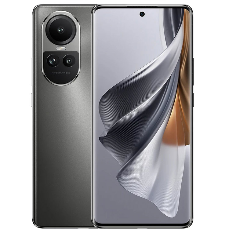 خرید گوشی هوشمند Oppo Reno 10 - دو سیم کارت - رم هشت گیگابایت - حافظه 256 گیگابایت - خاکستری نقره‌ای