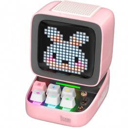 Divoom Ditoo Plus Bluetooth Speaker - Pink