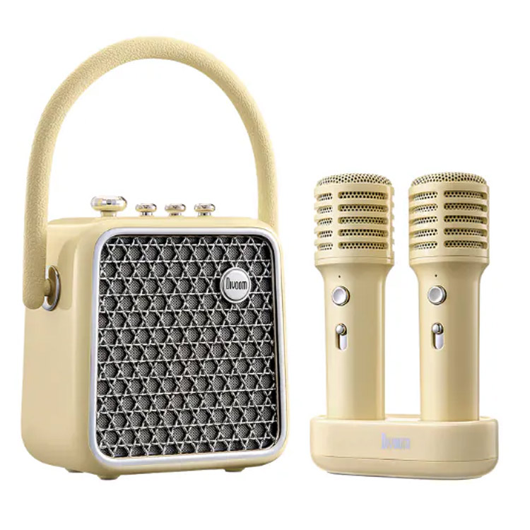 خرید اسپیکر Divoom Songbird-SE با دو عدد میکروفون - بی‌سیم - زرد