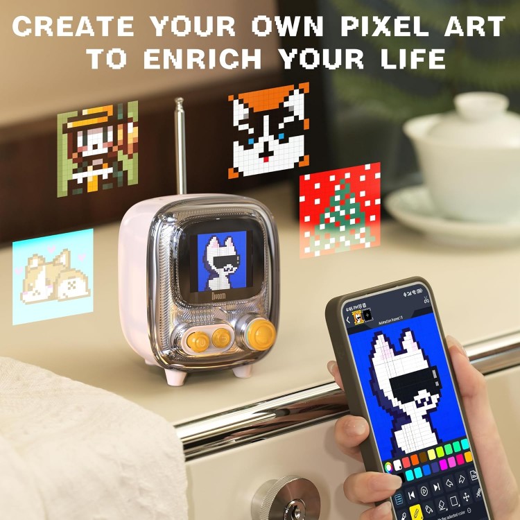 خرید اسپیکر Divoom Tiivoo-2 - بی‌سیم - سفید