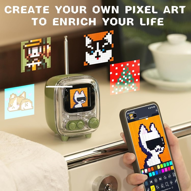 خرید اسپیکر Divoom Tiivoo-2 - بی‌سیم - سبز