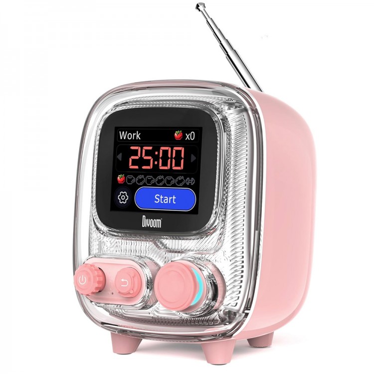 خرید اسپیکر Divoom Tiivoo-2 - بی‌سیم - صورتی کم‌رنگ