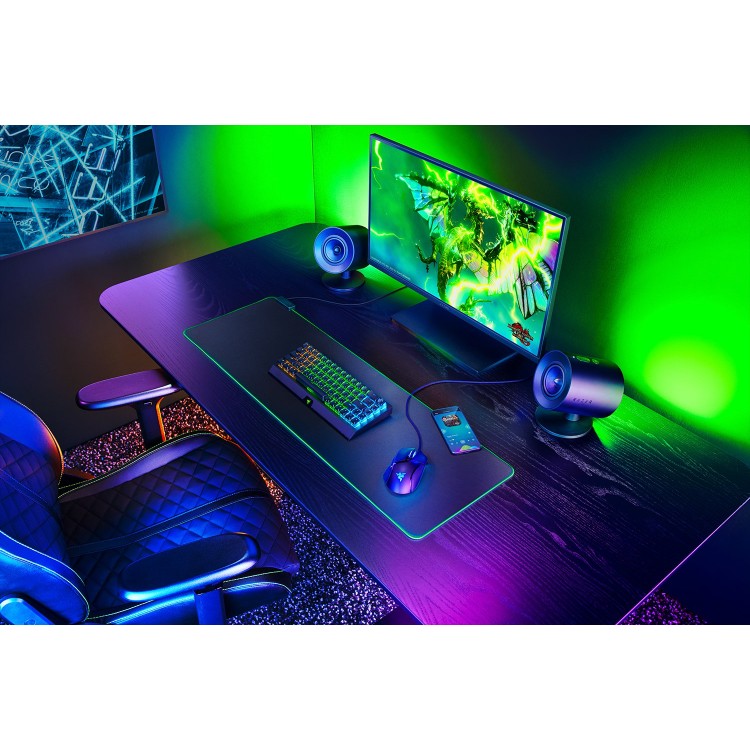 خرید اسپیکر Razer Nommo V2 با ساب ووفر - بی‌سیم