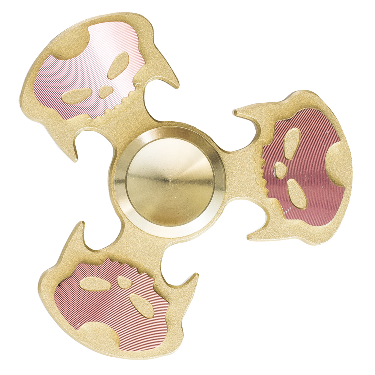 Fidget spinner Skull Style - Gold | Pink زیور آلات و پوشیدنی