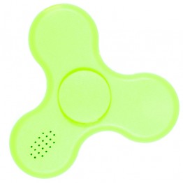 Green Fidget spinner With Speaker, Lights and Bluetooth