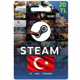 Steam 20TL Gift Card - Turkey - Digital Code