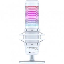 HyperX Quadcast S RGB USB Condenser Microphone - White