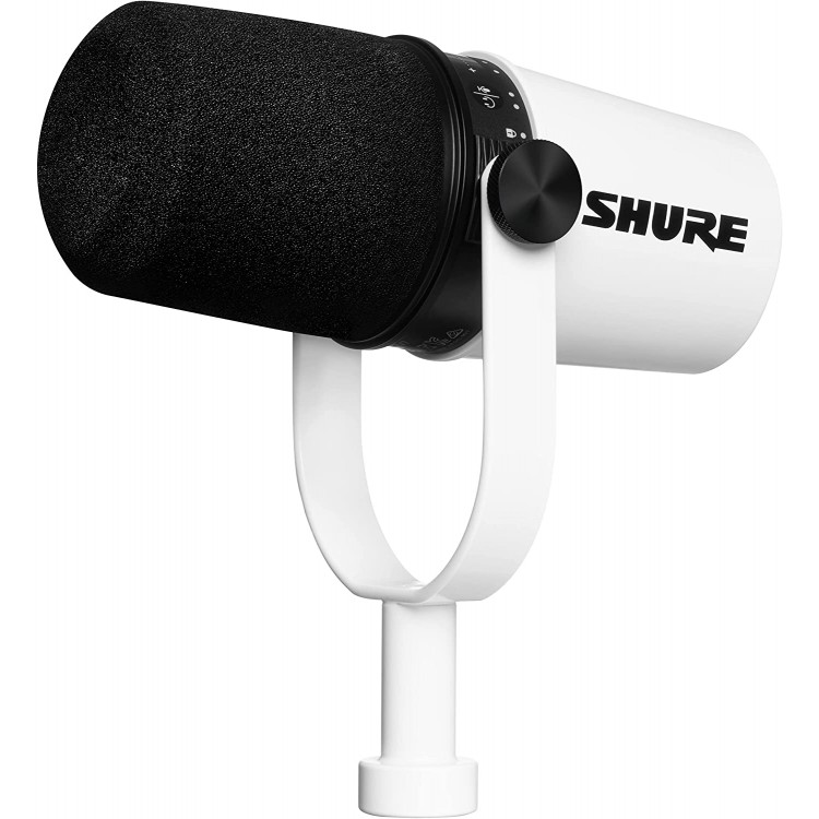 خرید میکروفون Shure MV7 - نسخه محدود White Noir