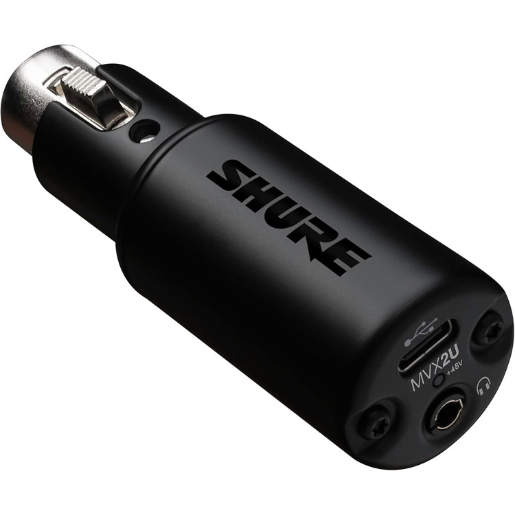 خرید رابط صدا Shure MVX2U برای تبدیل XLR به USB
