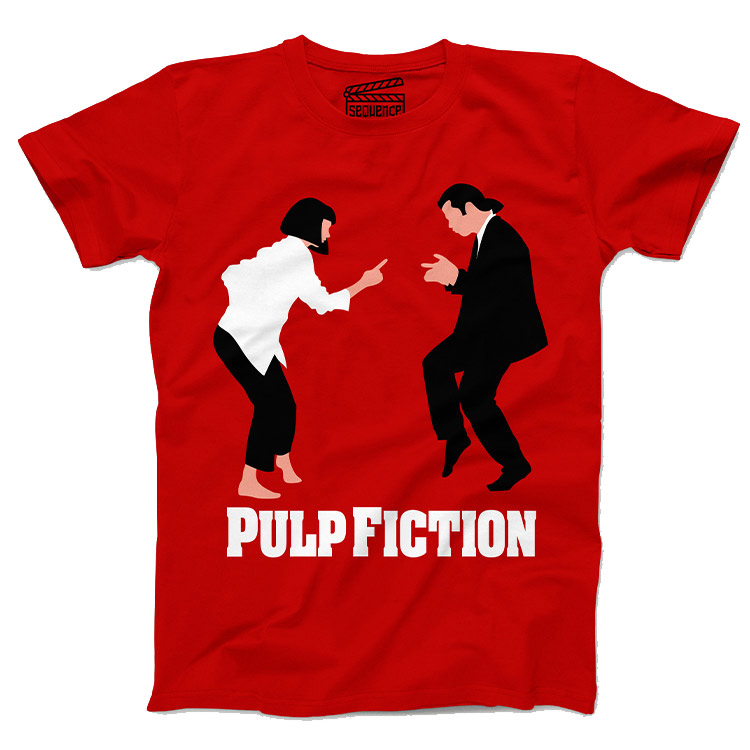 خرید تیشرت ونگارد - طرح Pulp Fiction - قرمز - سایز XL