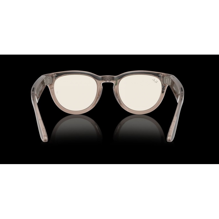 خرید عینک هوشمند Ray-Ban Meta Headliner - طرح Shiny Warm Stone - لنز فتوکرومیک سبز - استاندارد