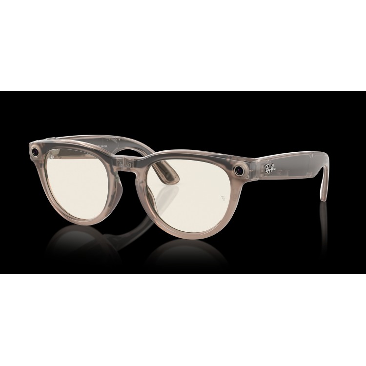 خرید عینک هوشمند Ray-Ban Meta Headliner - طرح Shiny Warm Stone - لنز فتوکرومیک سبز - استاندارد