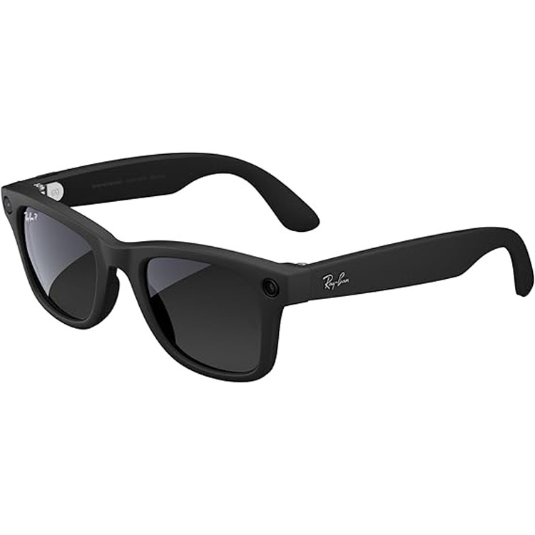 خرید عینک هوشمند Ray-Ban Meta Wayfarer - سیاه مات - لنز زغالی گرادیان پولاریزه - سایز بزرگ