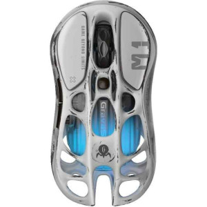 GravaStar Mercury M1 Pro Wireless Gaming Mouse - Battle-Worn Silver Mist