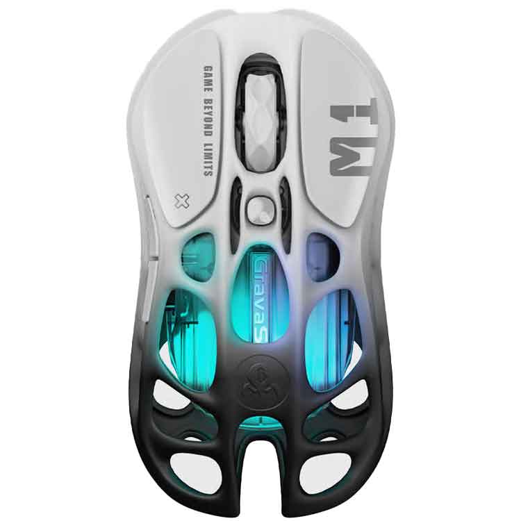 خرید موس GravaStar Mercury M1 Pro - بی‌سیم - نسخه Gradient Black