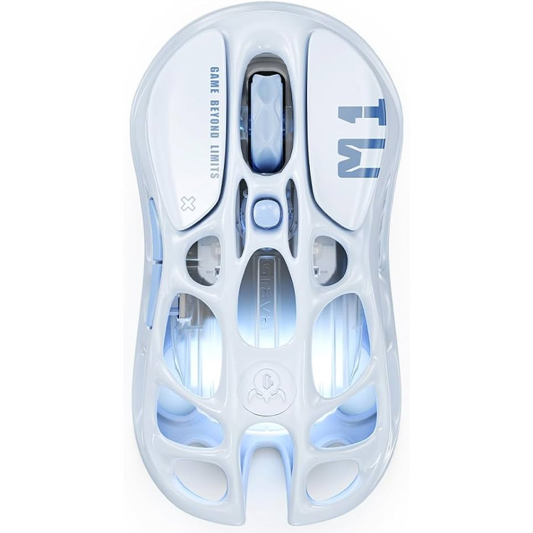 خرید موس GravaStar Mercury M1 Pro - بی‌سیم - نسخه ویژه Ice Blue