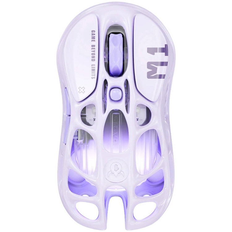 خرید موس GravaStar Mercury M1 Pro - بی‌سیم - نسخه ویژه Lavender Purple