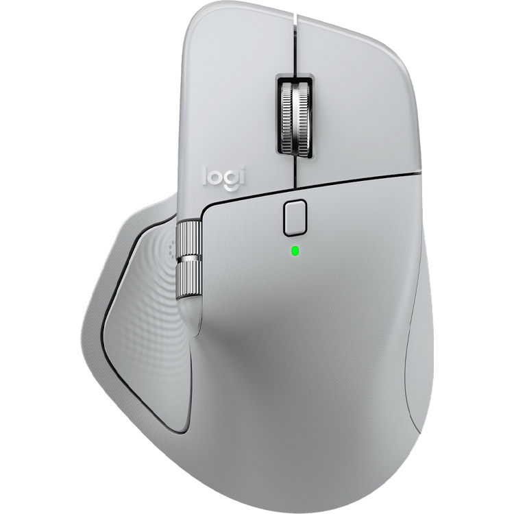خرید موس Logitech MX Master 4 - بی‌سیم - خاکستری روشن