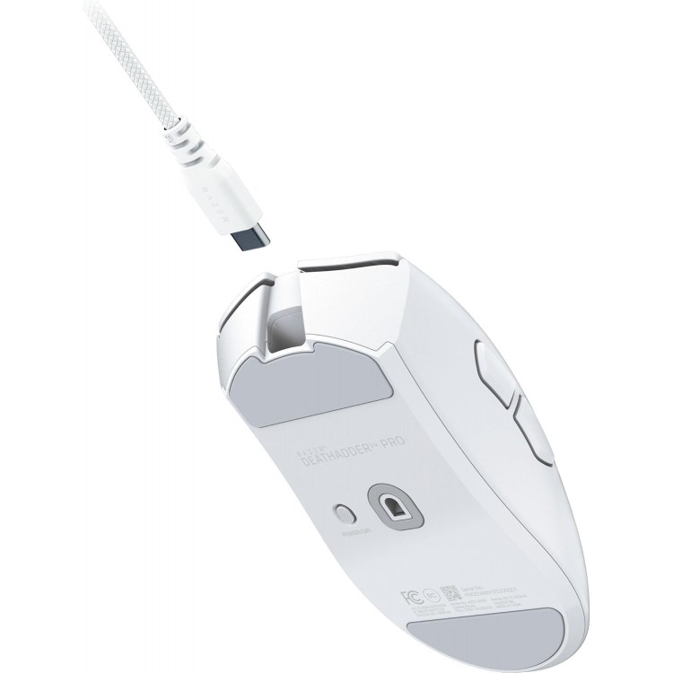 خرید موس Razer Deathadder V4 Pro - بی‌سیم - سفید