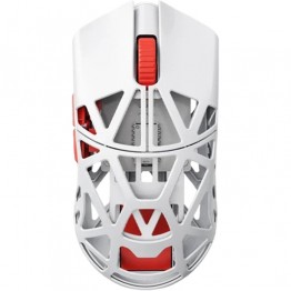 WLmouse Beast X Max Wireless Gaming Mouse - White/Red