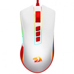 Redragon Cobra Gaming Mouse - White/Red