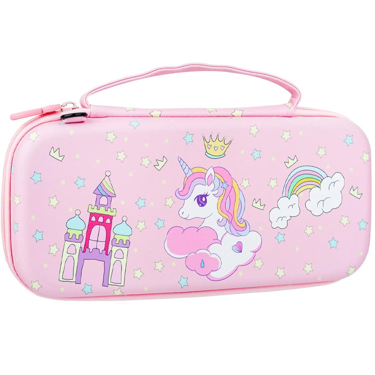 خرید کیف FUNDIARY مخصوص نینتندو سوییچ - طرح Pink Unicorn