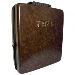 PlayStation 4 Pro Hard Case - Brown Leather - Code 2