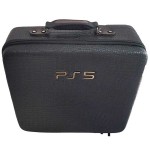 خرید کیف PlayStation 5 - طرح چرم مشکی